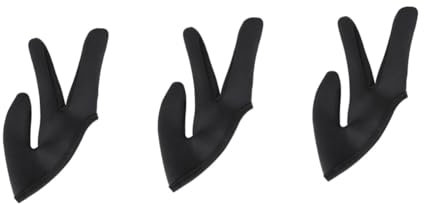 minkissy 3 Stück Friseur-fingerhandschuhe Hitzebeständig Drei-finger-abdeckung Haarglätter Lockenhandschuh Sicher Für Den Einsatz Im Salon Einheitsgröße