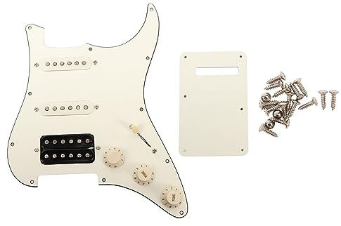 Pick Guard Scratch Plate, Weiß Tele Pickguard Pick Guard Gitarren Pick Guard Scratch Plate Scratch Plate Pick Guards für Telecaster Brown Tortoise Übungsleistung (SSH20)