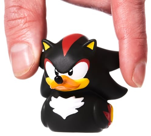 TUBBZ Mini Shadow Sammelfigur aus Vinyl-Gummi-Ente - Offizielles Sonic the Hedgehog Merchandise - Kinderfernsehen, Filme & Videospiele
