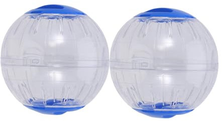 Yardwe 2stücke Hamster Laufball Transparenter Kunststoff Sicherer Spiel Übungsball Für Kleine Haustiere Wie Hamster Und Zwerghamster Sorgt Für Aktives Spiel Und Bewegung