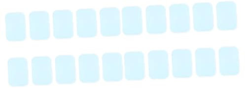 minkissy 20 Stk Ersatz-gelpads Bauchtrainer-pad Zubehör Für Muskelstimulatoren Zubehör Für Bauchtrainer Ersatz Des Muskeltrainer-pads Bauchstimulator Gürtelpolster Zur Bauchstraffung