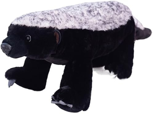 KUKUShining Peluche Realistica del Tasso del Miele, Morbido Peluche da Coccolare Per Bambini Ragazzi Decorazione Camera Regalo(40cm/15.7in)