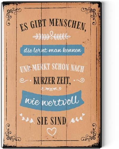 LANOLU Kühlschrankmagnete lustig- Menschen die wertvoll sind - lustige Magnete mit Sprüchen und witzigen Motiven 8x5,5cm