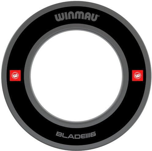 WINMAU Dartscheibe Schutzring – Pro Line 1.0 Schwarz Dart Surround