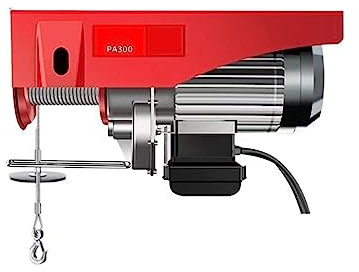 Tragbare Winde Elektrischer Hebezeug, elektrischer Miniatur-Hebekran for den Haushalt, 650 W, tragbarer Fernbedienungsheber mit Draht-Flachwindenheber Äußerst langlebig