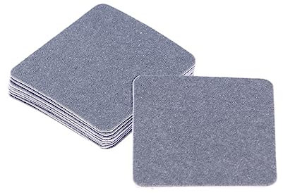 Veemoon 10pcs Anti-skid Washer Foot Pads Absorbing Mats Easy Installation High Friction for Stability Protects Home Appliances from Scratches