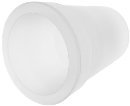 YARNOW Solar Powered Led Flower Pot Outdoor Waterproof Glowing Planter White Light for Garden Patio Yard Decorative Illuminated Pots