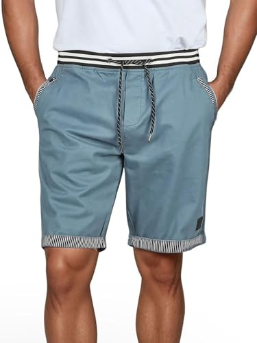 riverso Korta byxor, herr, stretch, normal passform, RIVAngelo, bermudashorts, sommar, svart, beige, grå, blå, marinblå, grön, S, M, L, XL, XXL, 3XL, 4XL, 5XL, Pigeon Blue, 4XL