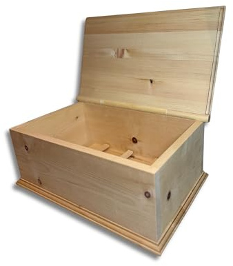 ZirbenShop Zirbenbrotdose | Brotbehälter aus Zirbe | Brotaufbewahrungsbox aus Holz | Brotkasten mit herausnehmbarer ZirbenHolz-Gitter | nachhaltig & für langanhaltende Frische (Baum des Lebens)
