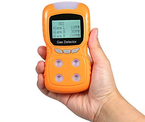 Gas Leak Detector, 4 in 1 Gas Detector, Monitor Digital Handheld Toxic Carbon Monoxide Air Quality Tester Detector,Air Quality Testing
