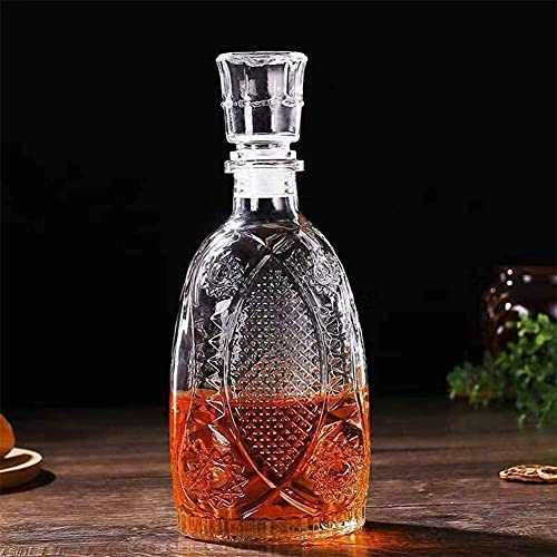 Carafe à décanter à whisky en verre à décanter riche en arôme multifonctionnel pour boissons alcoolisées en cristal, cadeau
