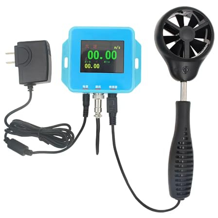 Anémomètre portatif haute précision à turbine, capteur de vitesse du vent à grande turbine (RS485)