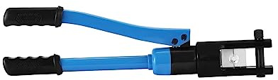 MEIVIYA Herramienta de compresión hidráulica Alicates de prensado con 10 Troqueles 16-240 mm² Herramienta de Cable de Terminal Crimpadora de terminales de Cable de batería eléctrica