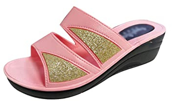 Pantoufles Femmes Pantoufles Chaussures Femme Dames calices en Cuir Chaussures Plates Femelles Femelles Sandales décontractées Sandales Plate-Forme Confortable 4,6,5 UK