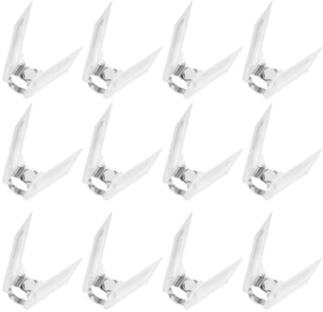 Forchetta Girarrosto Rotante 12 Pezzi in Acciaio Inox Argento | Compatibilità, Resiste alle Alte Temperature e Corrosione, Uso per Cena in Famiglia o Grigliata