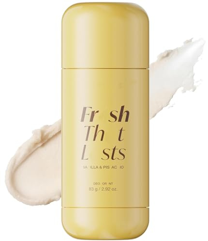 Desodorante, barra perfumada de vainilla y pistacho, cuidado de las axilas, aspecto tonificado, sensación de frescor, protección contra el olor durante todo el día para mujeres y hombres,1pcs