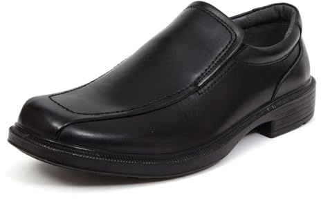 Deer Stags Men's Greenpoint Dress Shoes Comfortable Slip On Formal Loafers for Weddings, Church, Office, Prom / Black / Men’s 9.5 Medium
