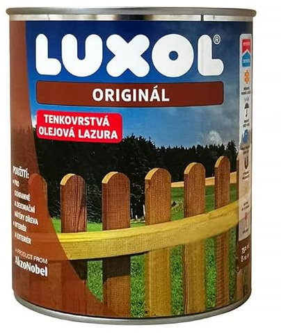 luxol d'origine Lasure de protection pour le bois intérieur et extérieur 0,75 L teinte noyer