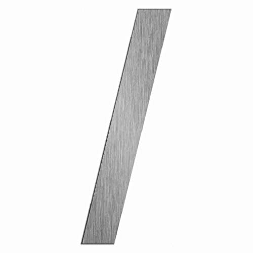 ZALAFINO Hausnummer aus Edelstahl Schrägstrich /; 170mm hoch