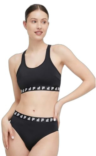 FILA Salinas Racer Back Bikini-Black-XS