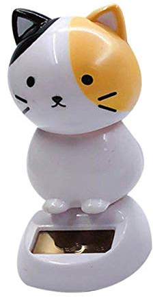 Solar Wobble Figures, Solar Dancing Cat, Innovative Cat Solar Figure Statue Car Dashboard Decorations Ornaments Solar Bobble Head Figures, Ornaments Solar Bobble Head Figures for Windowsill, Car