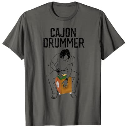 Coole Cajon Drummer | Lustiger Musikfan-Liebhaber, Schlagzeugspieler, Geschenk T-Shirt