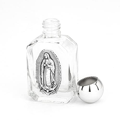 NKlaus Botella de agua bendita de cristal (15 ml, 6 x 3 x 2 cm), diseño de Madonna