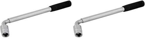 Rolson 42729 Wheel Wrench 17 & 19 mm (Pack of 2)