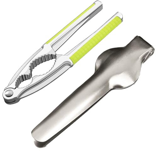 DKDDSSS Cascanueces, Cortador de Castañas, Abridor de Castañas, Alicates para Nueces Cortador Castañas, Cascanueces Portátil para nueces Avellanas y Otros Frutos Secos Almendras Mariscos