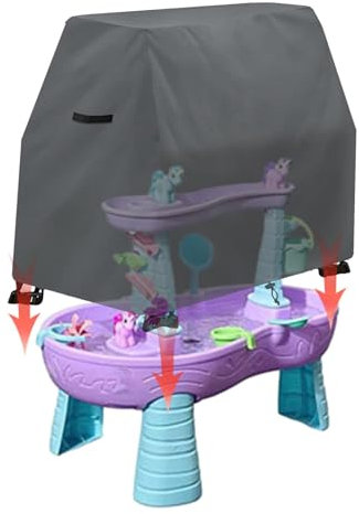 Vuggdt Wassertisch für Kinder, wasserdicht, staubdicht, Sandwassertisch, für den Außenbereich, staubdichtes Wassertischspielzeug, Wasserparktischschutz, Spritzteich-Wassertisch