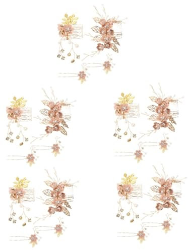 Healeved 20 Pcs Braut Party Haar Zubehör Set Von Hochzeit Haar Kämme Floral Design