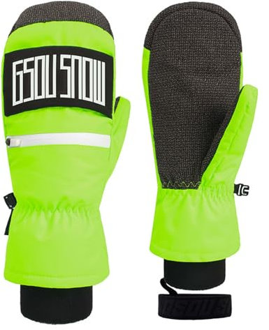 Factorys Winterhandschuhe Herren Damen Thermo wasserdichte Fausthandschuhe Dicke Winddicht Warm Fäustlinge Fahrradhandschuhe Skihandschuhe Verschleißfest Snowboard Handschuh