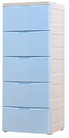 Kinder-Aufbewahrungsschrank aus Kunststoff mit 3 Ebenen, breiter und dicker Baby-Kleiderschrank-Organizer, Kinder-Kommode, Schließfach in Beige