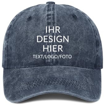 ERICAT personalisiert Cap personalisierte Basecap personalisiertes Baseball Cap mit Foto –selbst gestalten mit Ihrem Logo Kappe, Unisex-Trucker-Kappe Mesh Cap