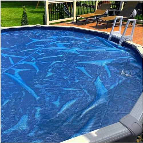 Copertura protettiva antipolvere per piscina, vasca idromassaggio, fai da te, coperta termica per piscine gonfiabili/con telaio/interne/esterne, isolamento termico galleggiante con pluriball (dimens