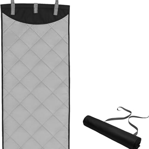 Alfombrillas de planchado de viaje con guante de vapor mejorado, grueso, portátil, almohadilla de planchado sobre la puerta, almohadilla de planchado con calor