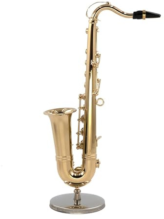 Saxophonminiatur, Leicht Zu Angewandt, Klein/groß, Goldplattiert Mini -Saxophon, Messinginstrument Miniatur, Multi -Verwendungen, Für Kinder, Musiker Oder Musikliebhaber