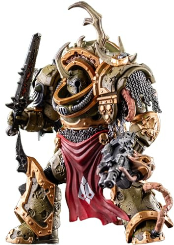 TOYVERSE JOYTOY 1/18 Actionfigur Warhammer 40,000, Death Guard Blightlord Terminator 3 with Combi-Bolter and Bubotic Blade, Mobile Gelenke Charaktermodell, 14.2CM, 15 Jahre und älter