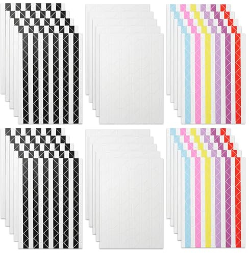 HJZHII 3060 Stück Fotoecken Selbstklebend, Klebeecken für Fotos 30 Blätter Foto Ecken Selbstklebend in 3 Farben Fotoecken zum Kleben Photo Corner für Fotoalbum Scrapbooking (1,5x1,2 cm)