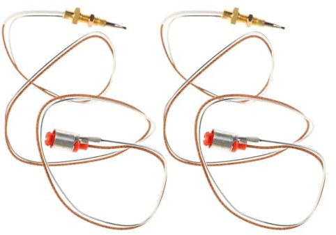 Healeved Dispositivo di Sicurezza Termocoppia Protezione Fornelli Gas per Fornelli Gas Spegnimento Automatico della Fiamma, 2 Pezzi, per Cucina
