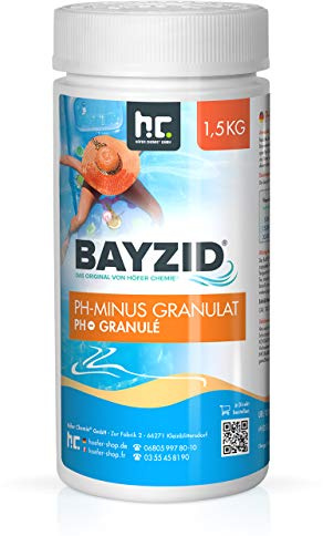 1,5 kg pH Senker Granulat von Höfer Chemie zur Senkung des pH Werts im Pool - pH Minus für Schwimmbad & Spa