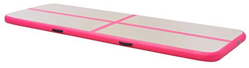 Tidyard Matten Aufblasbare Gymnastikmatte Mit Pumpe Air-Track-Gymnastikmatte zum einfachen Auf- und Abpumpen,Tumbling Matten Trainingsmatten für Tumbling Geeignet für Gymnastik,Yoga,Training