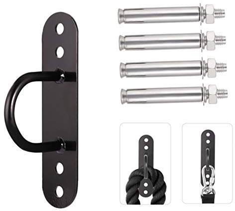 Luckynono Fitness-Tau-Halterung, Anker, Widerstandstrainer-, Wand- & Decken-Anker-Halterung, Aufhängegurt, Wandankerpunkt für Krafttraining-Systeme, Yoga, Schaukeln, Hängematten, Boxsack