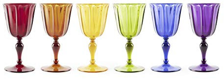 Excelsa Juego de 6 copas Country Color Multicolor