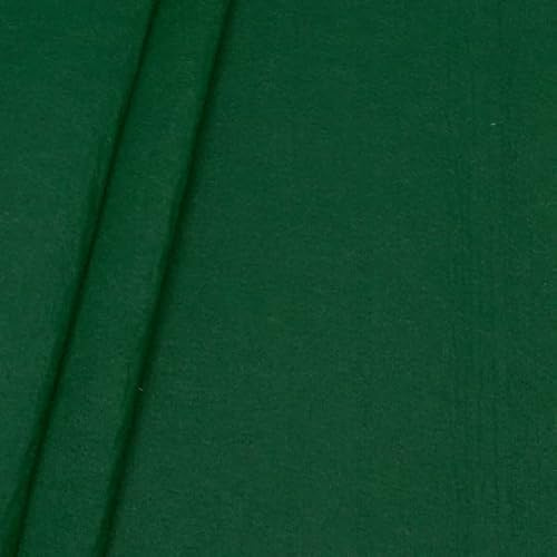 STOFFKONTOR Bastelfilz Filz Stoff Stärke 3,0 mm Breite 90 cm - Meterware, Farbe Dunkel-Grün - zum Basteln und Dekorieren