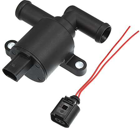 X AUTOHAUX 4H0-121-671-D Control Solenoid Valve for Volkswagen Golf Atlas | for VW Jetta Tiguan GTI for Audi A3 A4 A5 A6 A7 A8 Q3 Q5 Q7 Q8 S3 S6 S7 S8 RS7 TT, HVAC Heater Control Valve with Connector