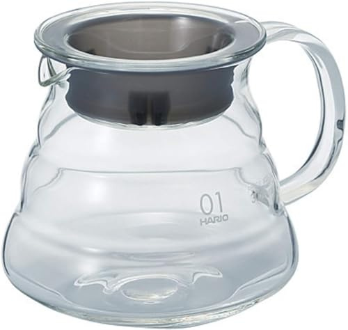 Hario V60 Glass Range Coffee Server, 360 ml, Clear