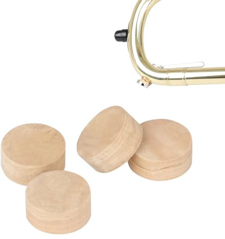 4 Stück Trompete Kork Pads Reparatur Korkpads Wasserschlüssel Kork Spuckventil Kork Trompete Reparatur Kork Pads Wasserschlüssel Kork Pad Dichtung Zum Reparieren von Trompete