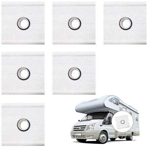Lotbun 6PCS Kederöse 5/6mm 7/8mm, Camping Markisen RV Markisenhaken Haken Kederschiene Markisenhaken Vorzelt für Kederschiene Haken Wohnmobil Wohnwagen Seitige Markisen Zelte Camping Planen Zubehör