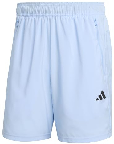 adidas Herren Train Essentials Woven Training Shorts, Glow Blue/Black, M 7 inch